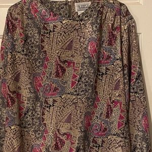 Woman Notations Vintage Paisley Blouse